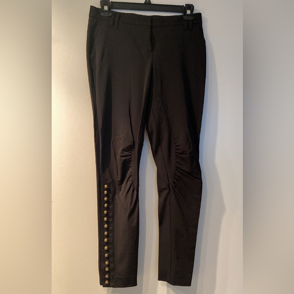Black luxe stretch pants